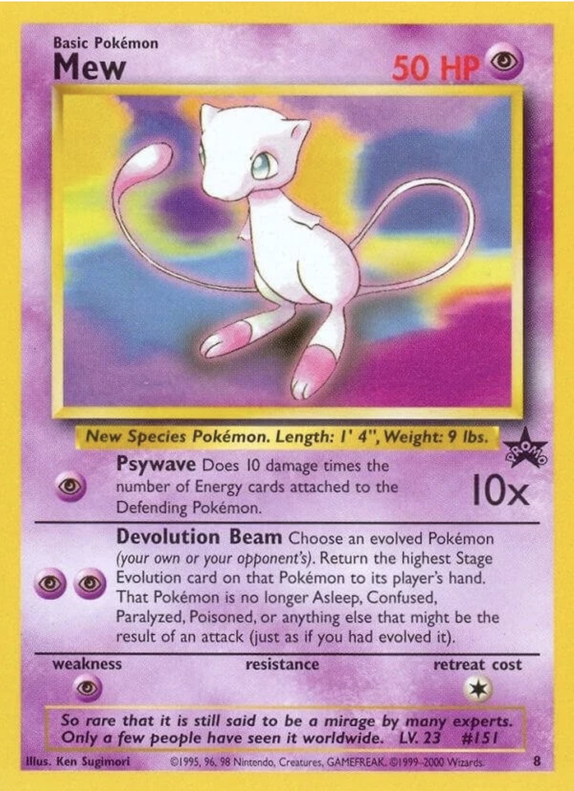 Mew Promo #8 NM