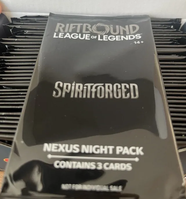 Sealed Riftbound Nexus Night Pack for collection review